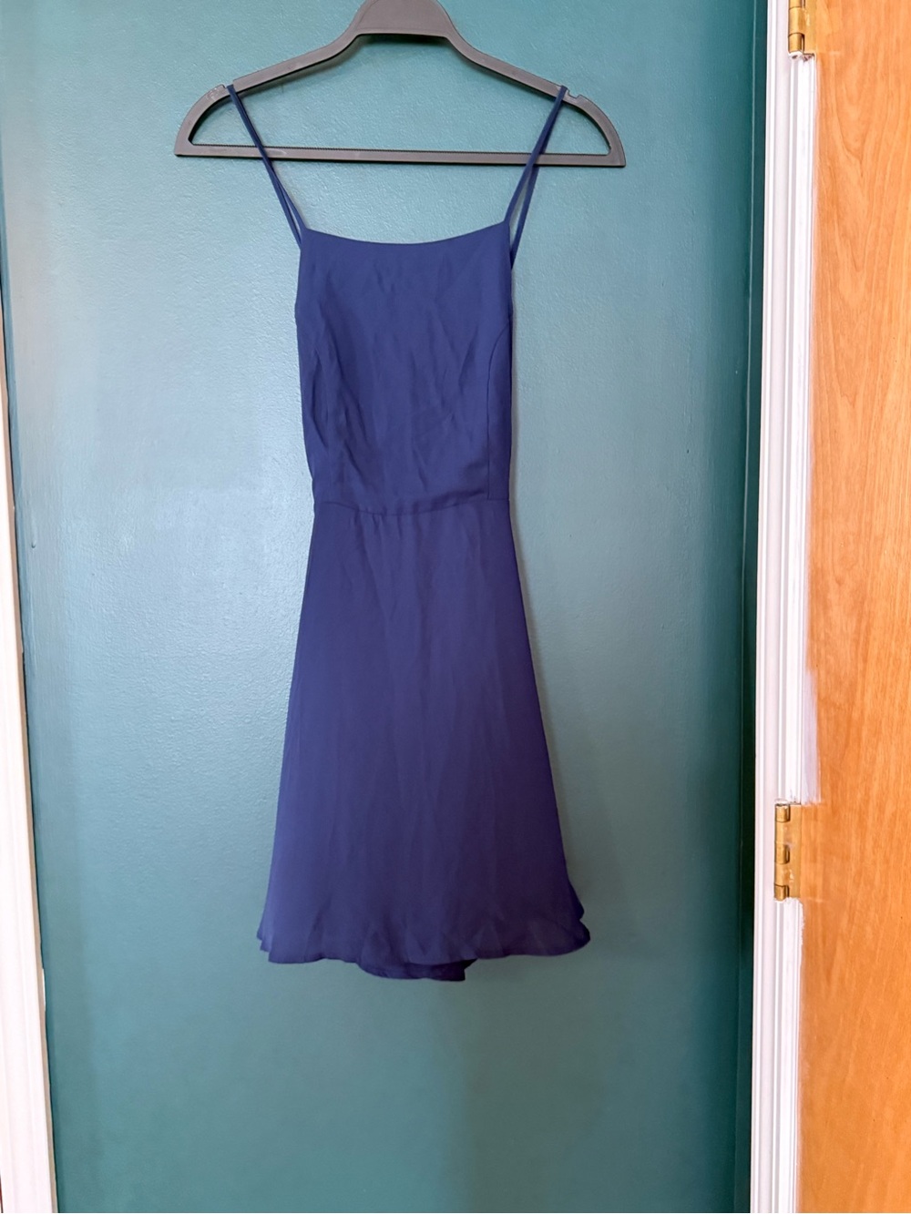 Navy Spaghetti-Strap Mini Dress - forever 21 NWT